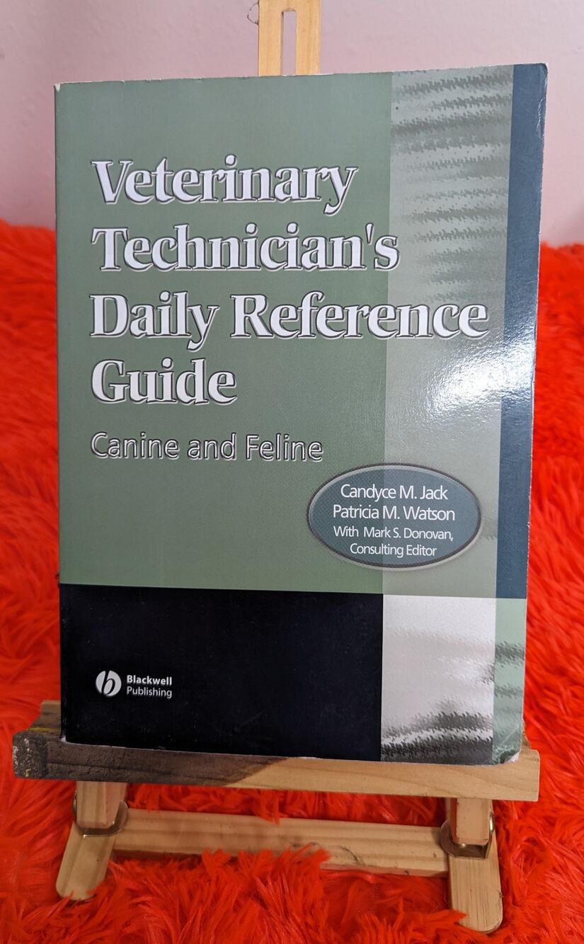 2002 Veterinary Technicians Daily Reference Guide Canine Feline Jack Watson PB
